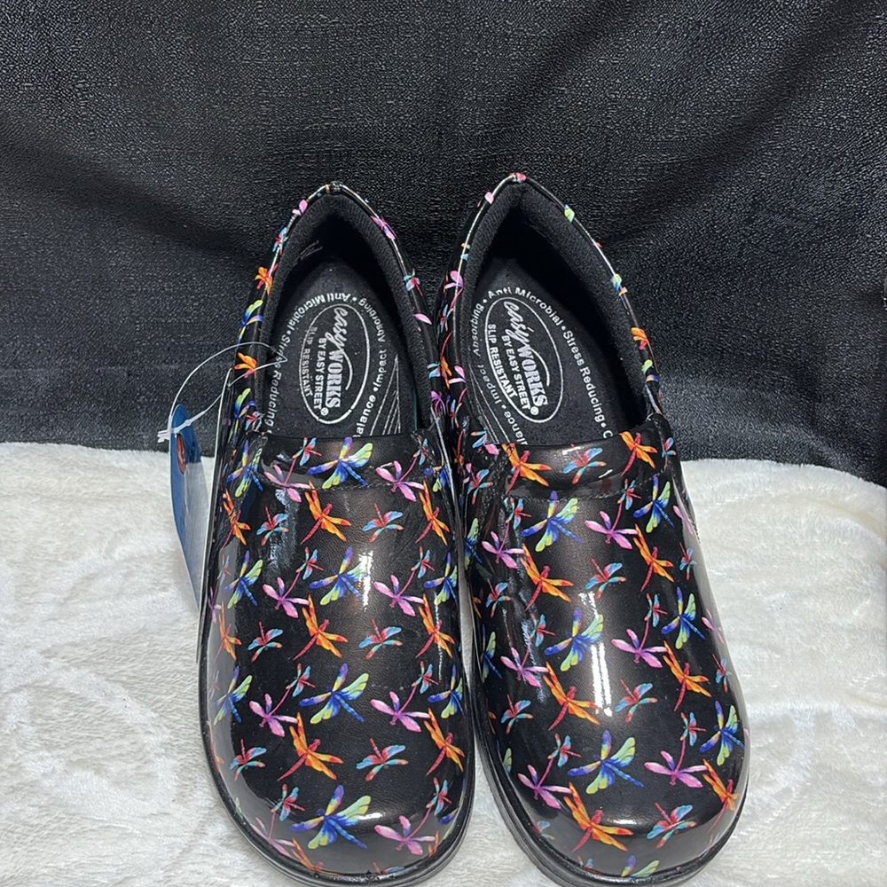 Sloggers Black and Multicolor Clogs - Picture 3 of 9
